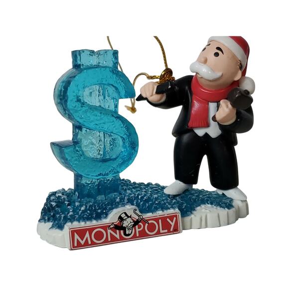 Hasbro Christmas Ornament MONOPOLY GAME by Basic Fun RETIRED 2005 - Picture 3 of 7